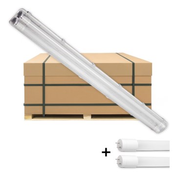 Brilagi - LED technické prachotesné žiarivkové svietidlo OPTIMA T8 2xG13/18W/230V 4000K IP65 128 cm - paleta 110 ks