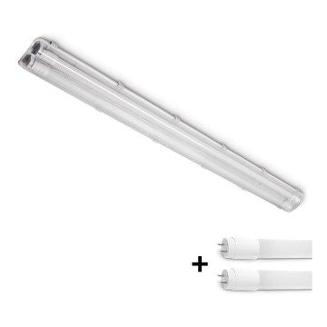 Brilagi - LED technické prachotesné žiarivkové svietidlo OPTIMA T8 2xG13/18W/230V 6500K IP65 128 cm