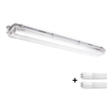 Brilagi - LED Technické prachotesné žiarivkové svietidlo OPTIMA T8 2xG13/9W/230V 4000K IP65 67,5 cm