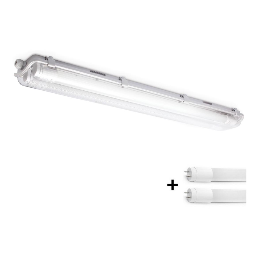 Brilagi - LED Technické žiarivkové svietidlo OPTIMA T8 2xG13/9W/230V 4000K IP65 67,5 cm