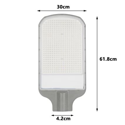 Brilagi - LED uličné svietidlo URBANLIGHT LED/250W/230V sivé IP65