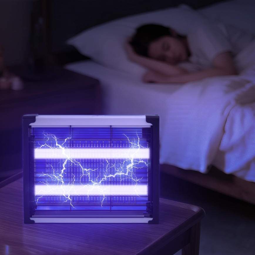 Brilagi - LED UV elektrický lapač hmyzu 2xLED/5W/230V 70 m2