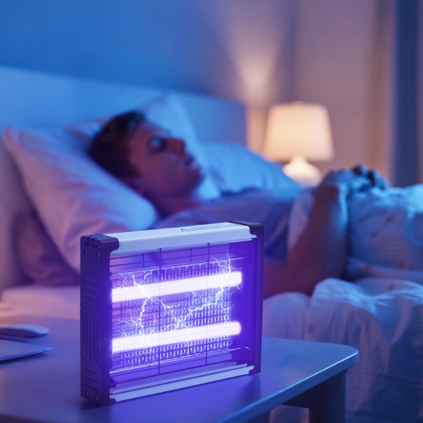 Brilagi - LED UV elektrický lapač hmyzu 2xLED/5W/230V 70 m2