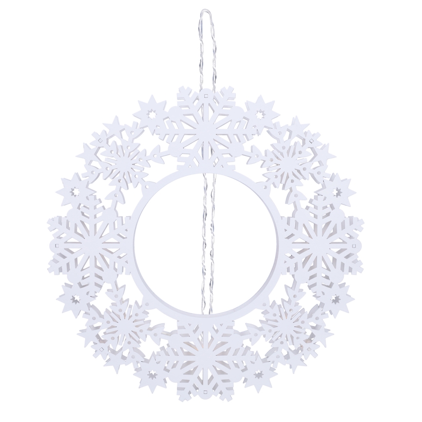 Brilagi - LED vianočná dekorácia LED/2xAA 30 cm veniec