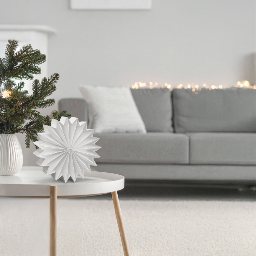 Brilagi - LED Vianočná dekorácia LED/2xAA 30 cm vločka