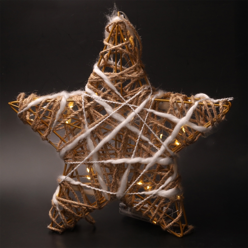 Brilagi - LED vianočná dekorácia LED/2xAA 30x28 cm hviezda