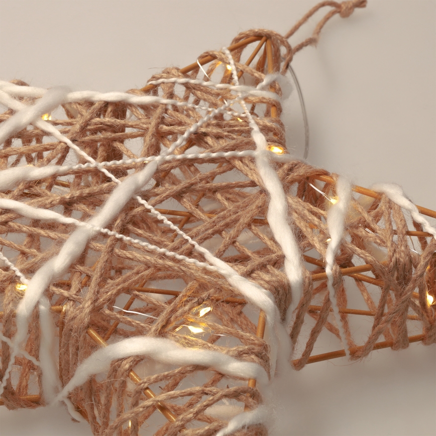 Brilagi - LED vianočná dekorácia LED/2xAA 30x28 cm hviezda