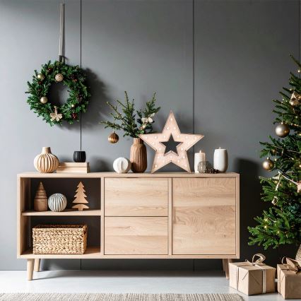 Brilagi - LED vianočná dekorácia LED/2xAA 38x40 cm hviezda