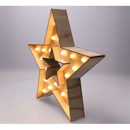 Brilagi - LED vianočná dekorácia LED/2xAA hviezda
