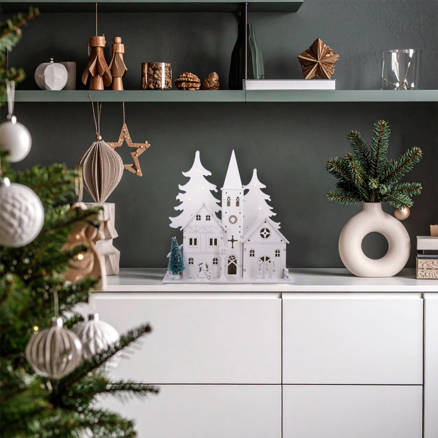 Brilagi - LED vianočná dekorácia LED/2xAA kostolík