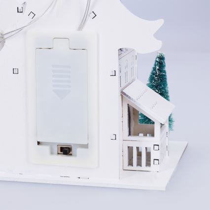 Brilagi - LED vianočná dekorácia LED/2xAA kostolík