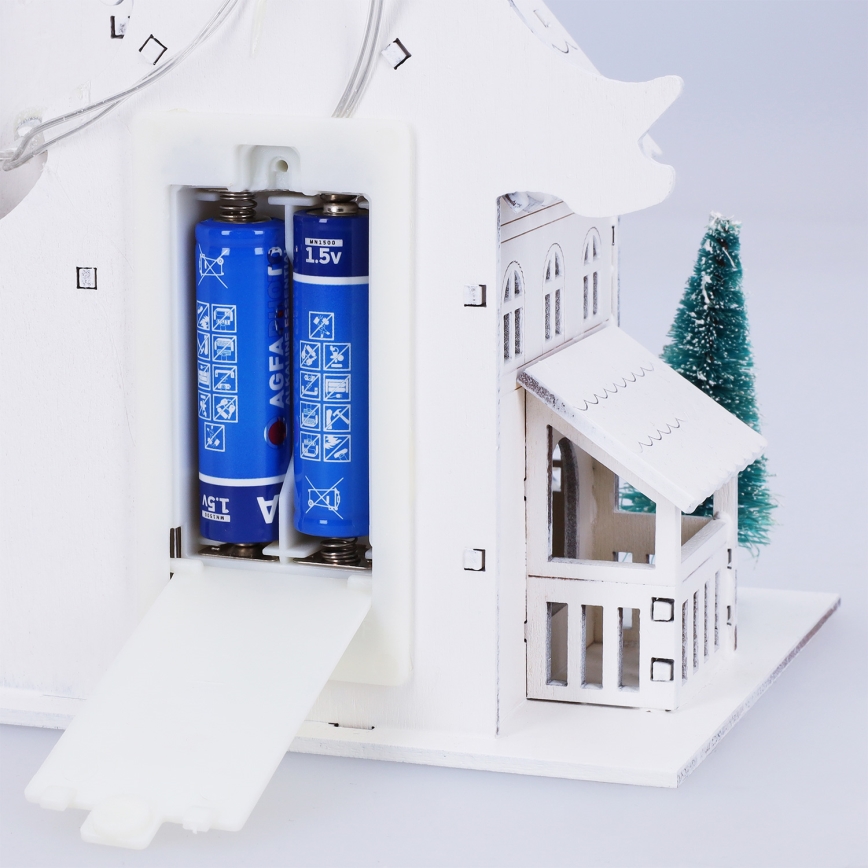 Brilagi - LED vianočná dekorácia LED/2xAA kostolík