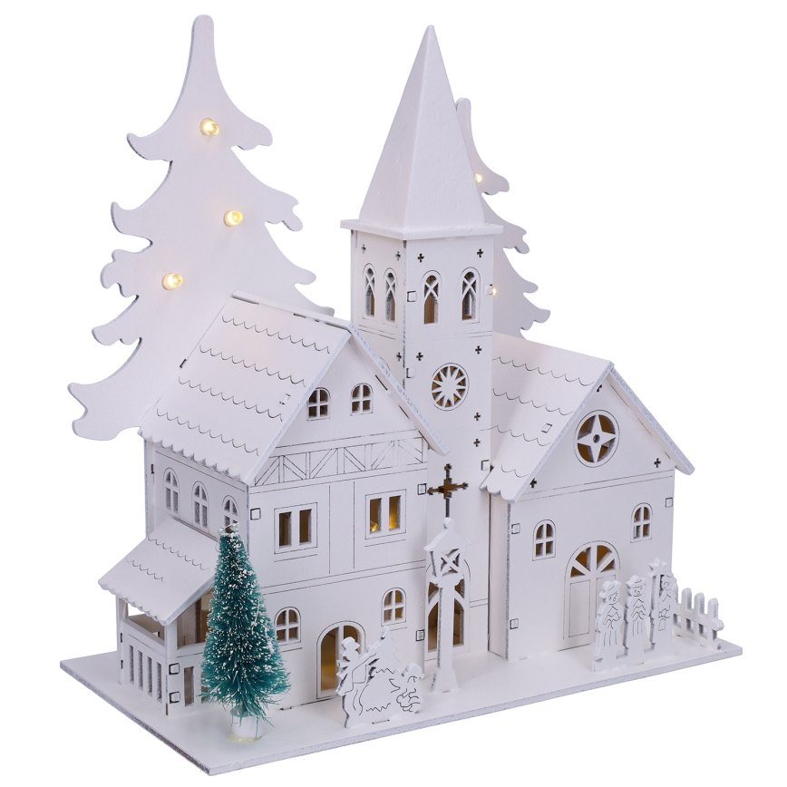 Brilagi - LED vianočná dekorácia LED/2xAA kostolík