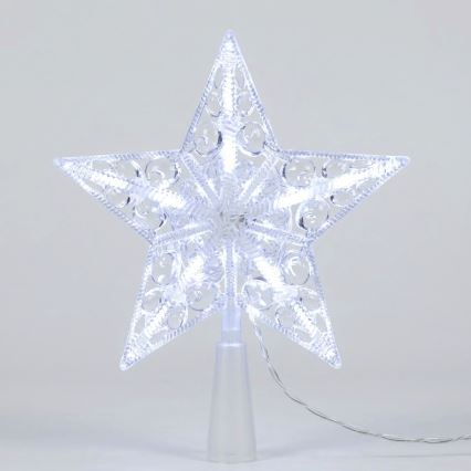 BRILAGI - LED vianočná dekorácia hviezda 17 cm LED/3xAA studená biela