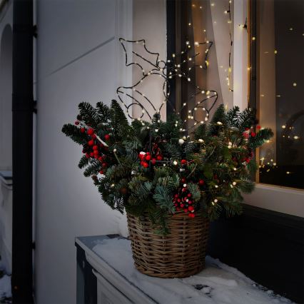 Brilagi - LED Vianočná dekorácia LED/3xAA IP44 zvončeky