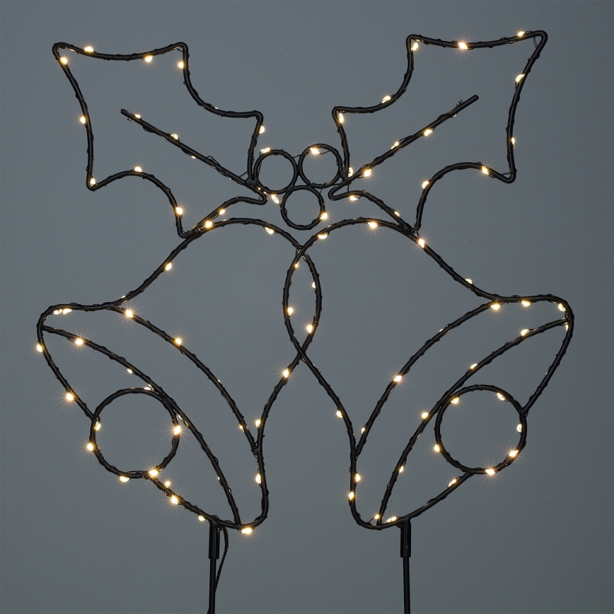 Brilagi - LED Vianočná dekorácia LED/3xAA IP44 zvončeky