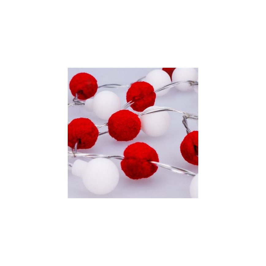 Brilagi - LED vianočný reťazec 20xLED/2xAA 1,8m teplá biela