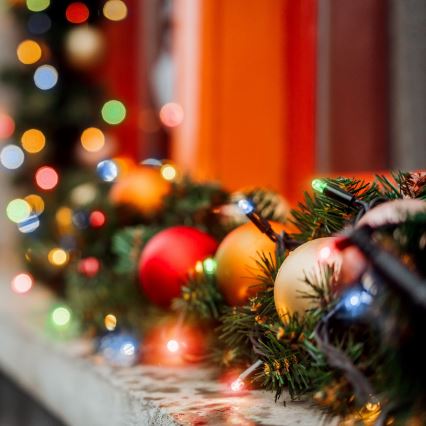 Brilagi - LED vianočný vonkajší reťaz 200xLED/2 režimy 25m IP44 viacfarebný