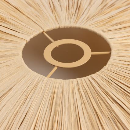 Brilagi - LED viseči lestenec CERIA BOHO na vrvici 1xE27/40W/230V Ø 60 cm, rafija