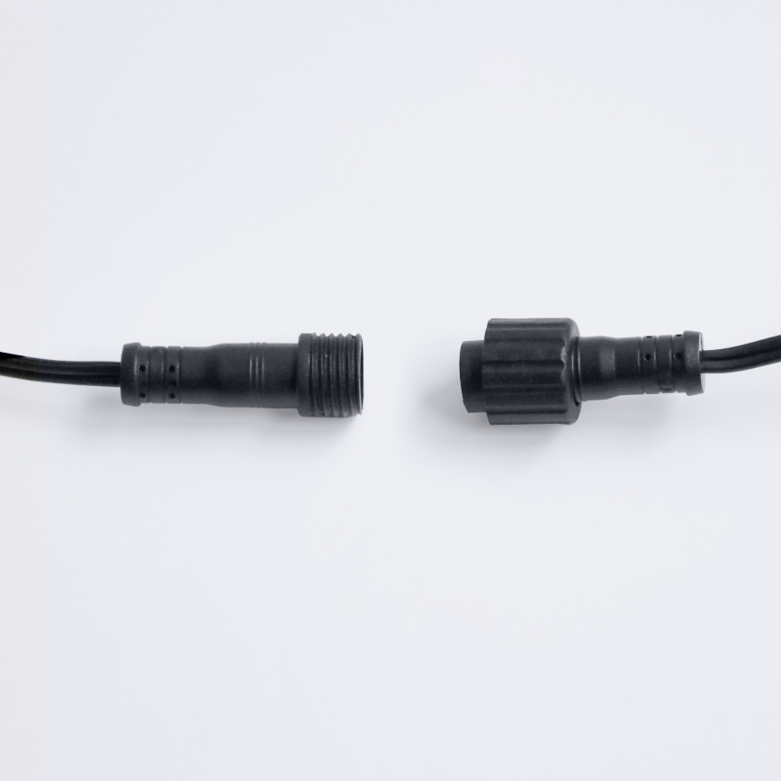 Brilagi - LED vonkajšia dekoračná reťaz GIRLANDA 25xE12/0,6W/230V 20m čierna IP44 teplá biela + diaľkové ovládanie