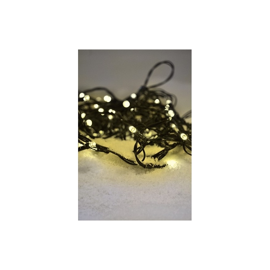 Brilagi - LED vonkajší reťaz 100×LED/8 funkcií 13 m IP44 teplá biela