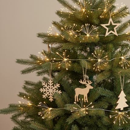 Brilagi - LED vonkajší svetelný reťazec 150xLED 5m IP44 teplá biela ohnostroj