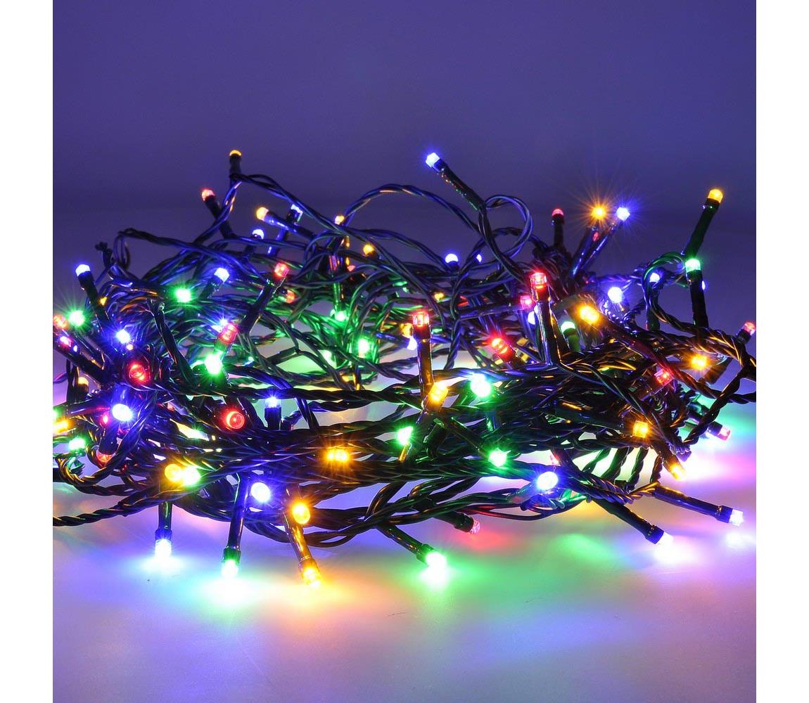 Brilagi - LED vonkajší svetelný reťazec 200× LED / 8 funkcií, 23 m, IP44, viacfarebný 1V102-M-OEM1