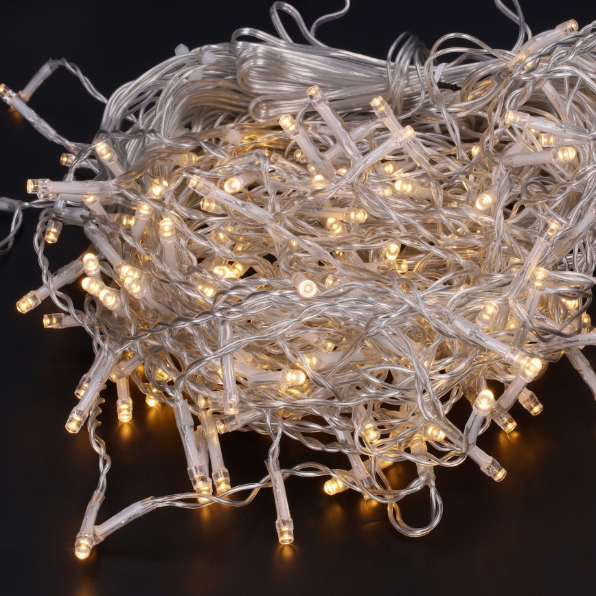 Brilagi - LED vonkajší vianočný reťazec 200xLED/8 funkcií 13m IP44 teplá biela cencúle