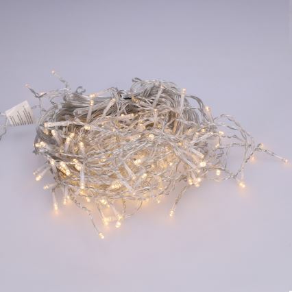 Brilagi - LED vonkajší vianočný reťazec 200xLED/8 funkcií 13m IP44 teplá biela cencúle