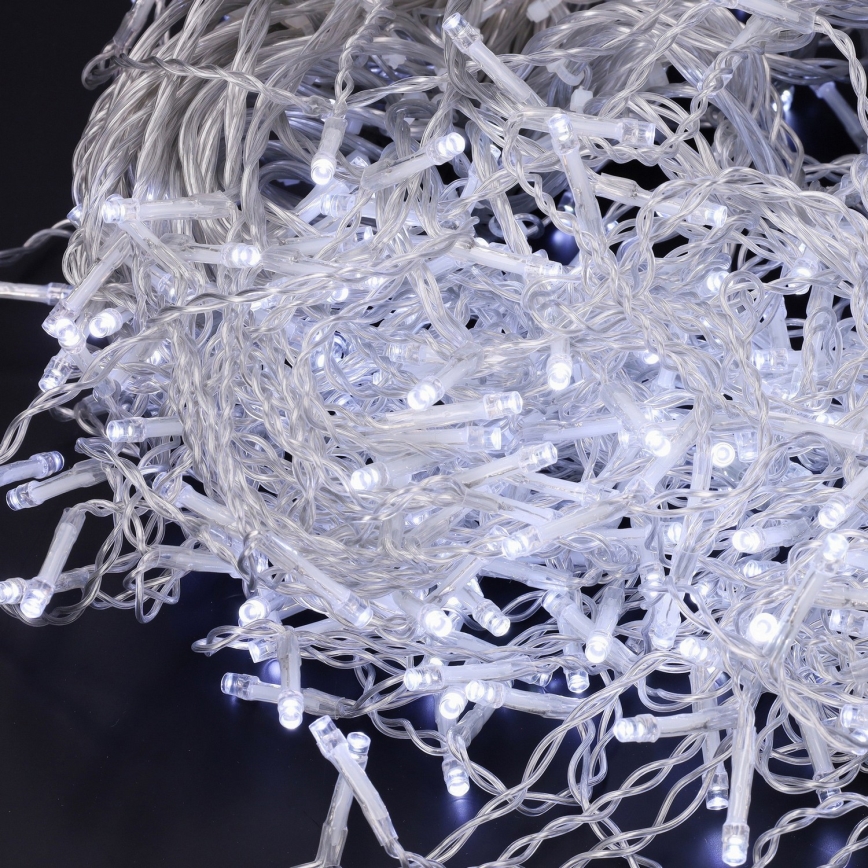 Brilagi - LED vonkajší vianočný reťazec 400 LED / 8 režimov, 23 m, IP44, studená biela