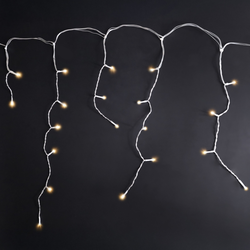 Brilagi - LED vonkajší vianočný reťazec 400×LED/8 funkcií 23 m IP44 teplá biela