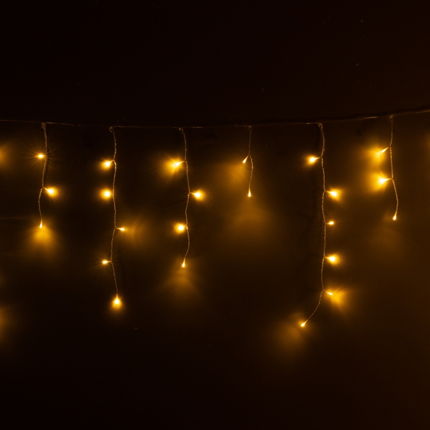 Brilagi - LED Vonkajší vianočný záves 200xLED/8 funkcií 13m IP44 teplá biela cencúle