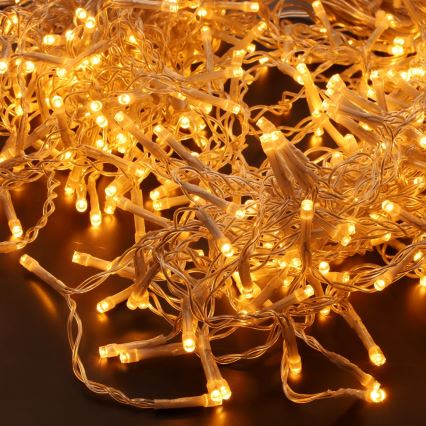 Brilagi - LED vonkajší vianočný záves 360xLED/8 funkcií 14m IP44 teplá biela cencúle