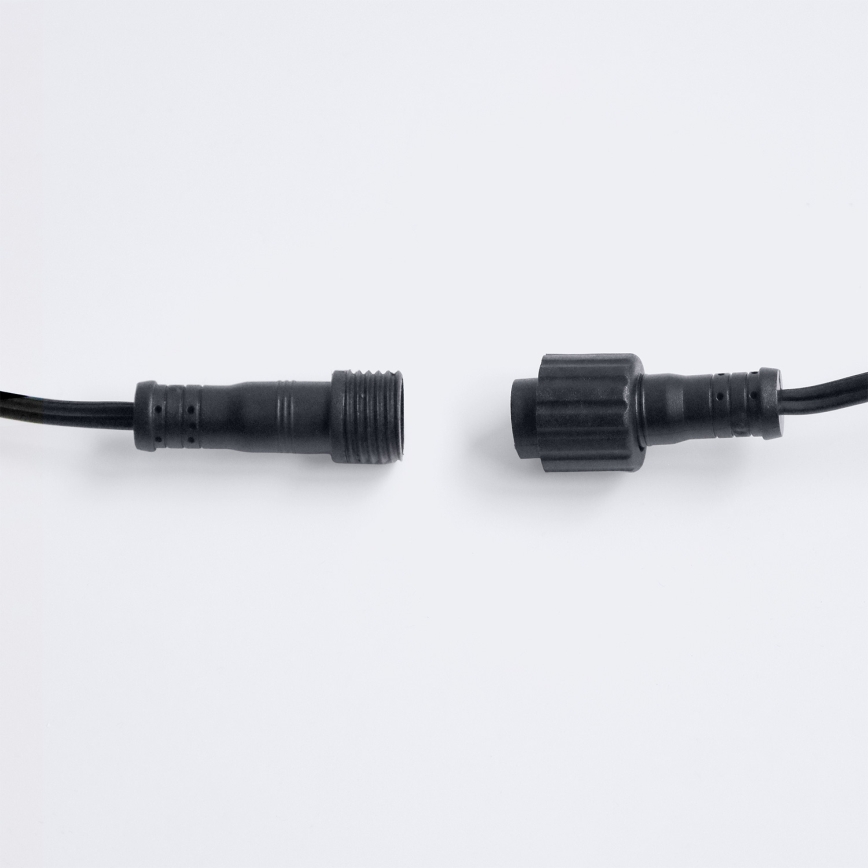 Brilagi - LED vonkajší dekoratívny svetelný reťazec GIRLANDA 25xE12/0,36W/24V 20m čierna IP44 teplá biela