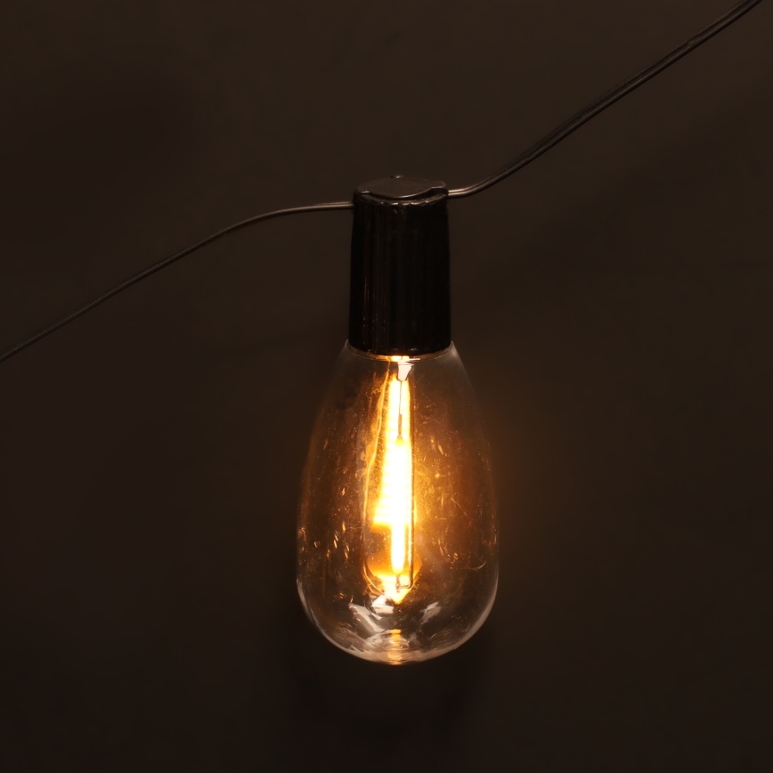Brilagi - LED vonkajšia girlanda 10xLED/3xAA 3,2m IP44 teplá biela