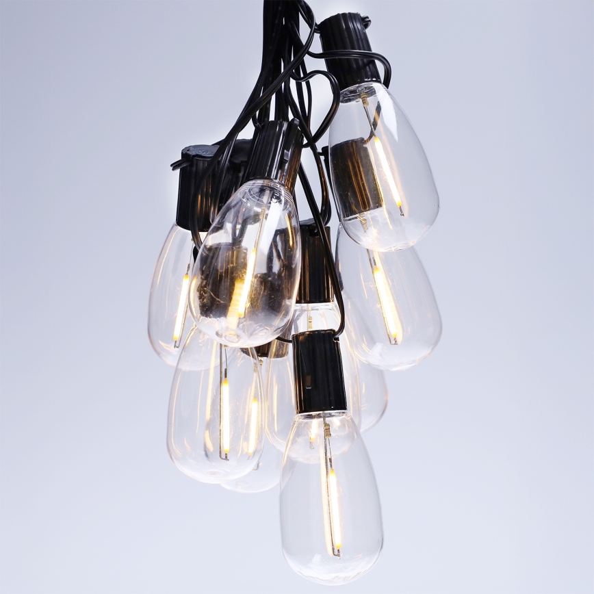 Brilagi - LED vonkajšia girlanda 10xLED/3xAA 3,2m IP44 teplá biela