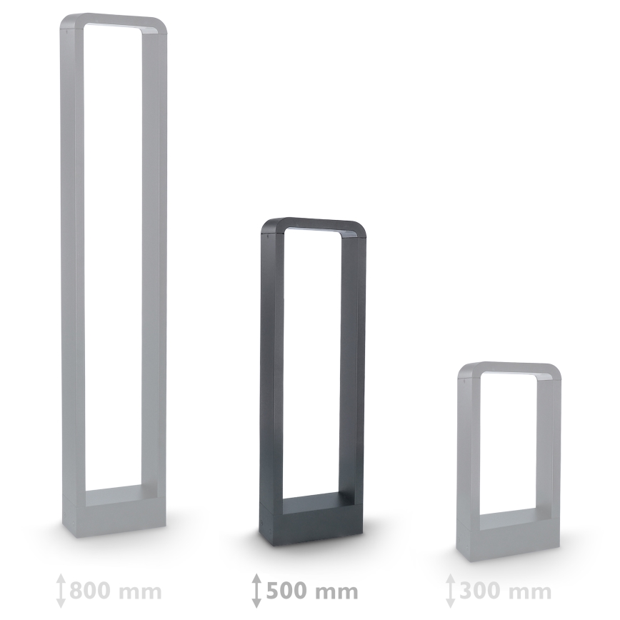 Brilagi - LED Vonkajšia lampa BARI LED/7W/230V 3000/4000/6000K antracit IP54 50 cm