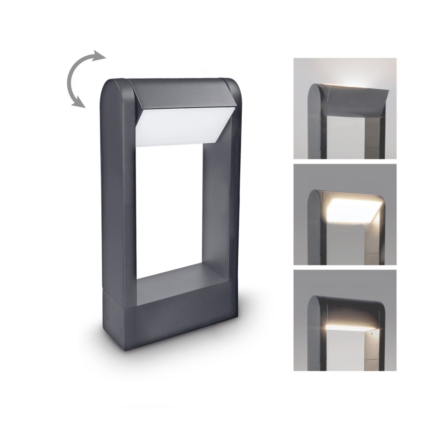 Brilagi - LED Vonkajšia lampa CROTONE LED/7W/230V antracit IP54 30 cm