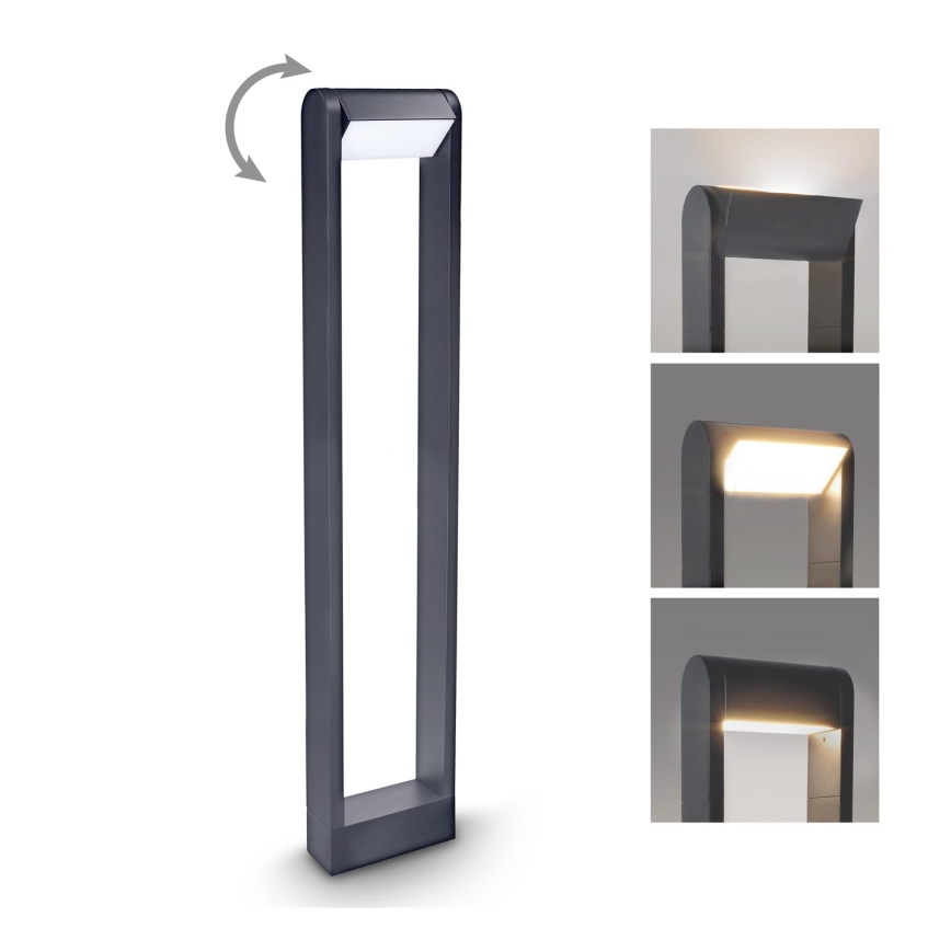 Brilagi - LED Vonkajšia lampa CROTONE LED/7W/230V antracit IP54 80 cm