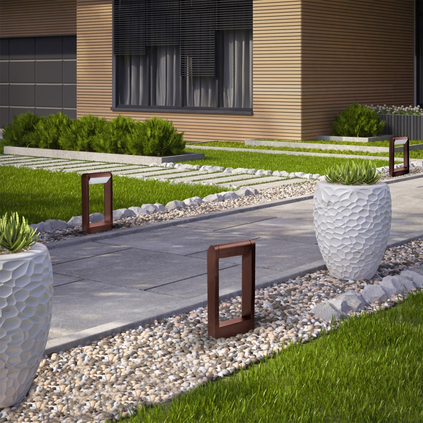 Brilagi - LED vonkajšia lampa CROTONE LED/7W/230V hnedá IP54 30 cm