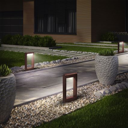 Brilagi - LED vonkajšia lampa CROTONE LED/7W/230V hnedá IP54 30 cm