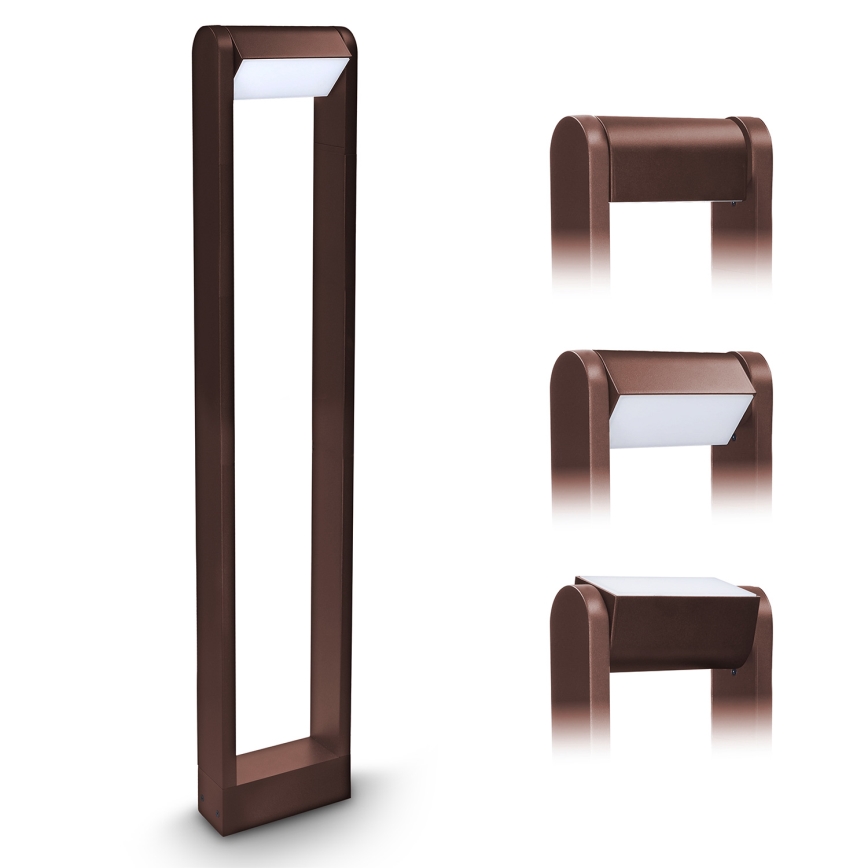 Brilagi - LED vonkajšia lampa CROTONE LED/7W/230V hnedá IP54 80 cm