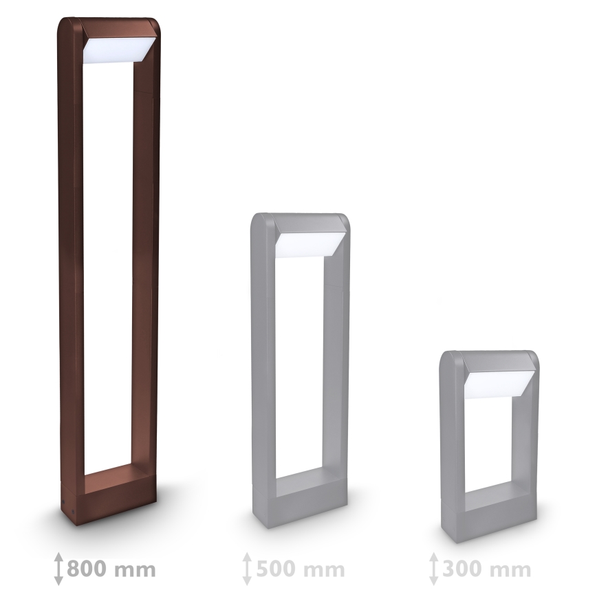 Brilagi - LED vonkajšia lampa CROTONE LED/7W/230V hnedá IP54 80 cm