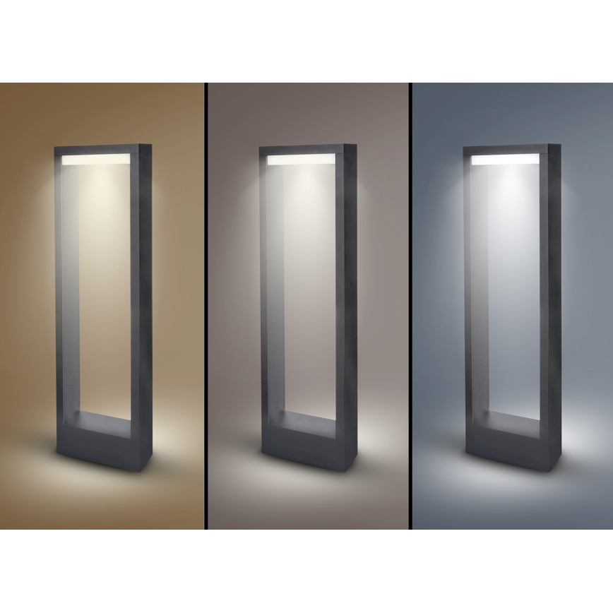 Brilagi - LED Vonkajšia lampa RAGUSA LED/7W/230V 3000/4000/6000K antracit IP54 50 cm