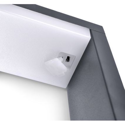 Brilagi - LED Vonkajšia lampa RAGUSA LED/7W/230V 3000/4000/6000K antracit IP54 50 cm