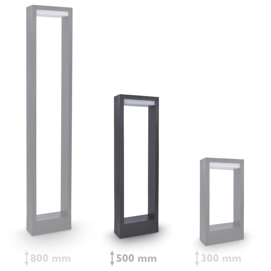 Brilagi - LED Vonkajšia lampa RAGUSA LED/7W/230V 3000/4000/6000K antracit IP54 50 cm