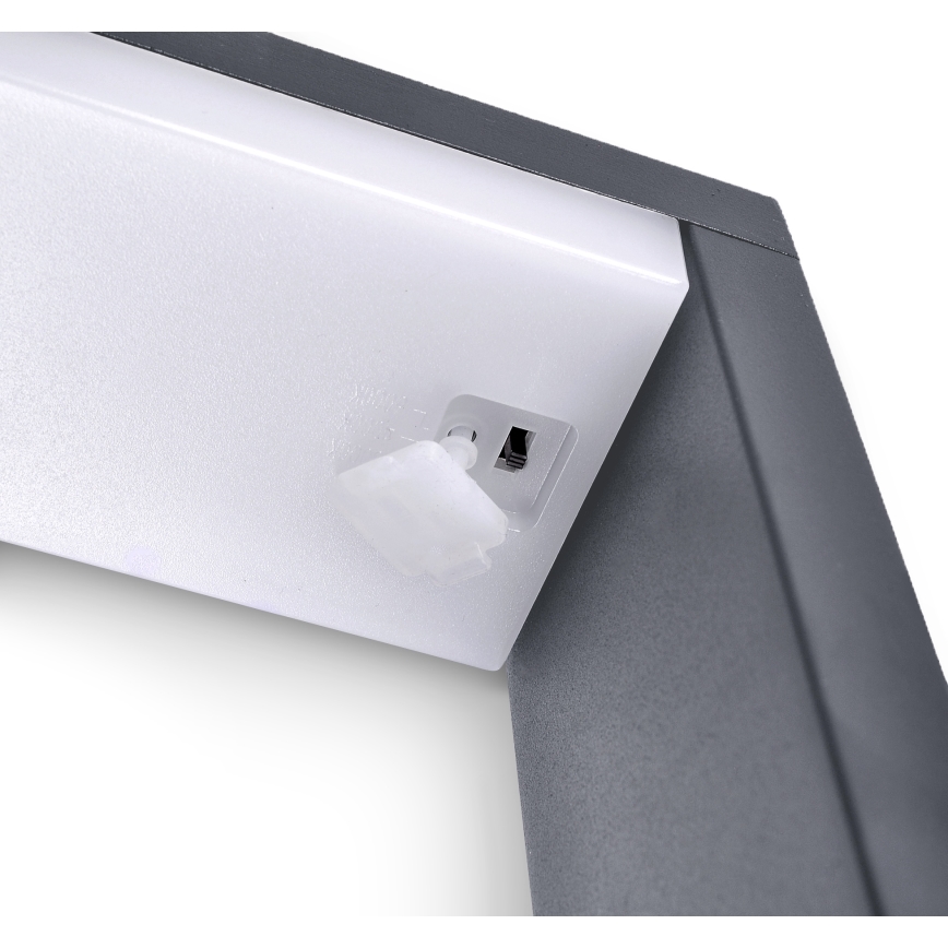 Brilagi - LED Vonkajšia lampa RAGUSA LED/7W/230V 3000/4000/6000K antracit IP54 80 cm