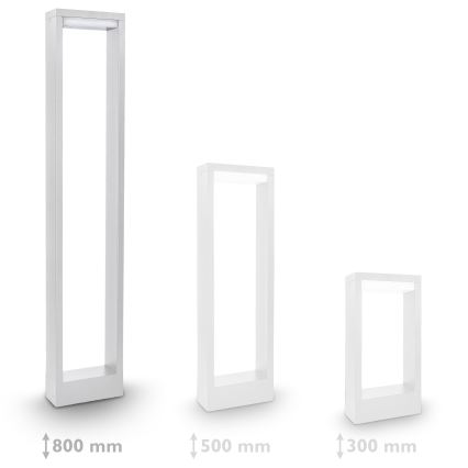 Brilagi - LED Vonkajšia lampa RAGUSA LED/7W/230V 3000/4000/6000K biela IP54 80 cm