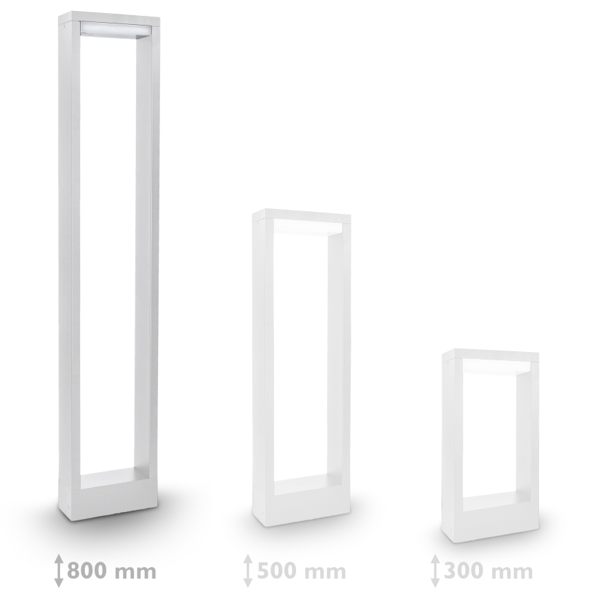 Brilagi - LED Vonkajšia lampa RAGUSA LED/7W/230V 3000/4000/6000K biela IP54 80 cm