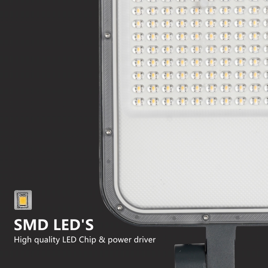 Brilagi - LED vonkajšia pouličná lampa s 3 m stĺpom a kĺbom URBANLIGHT LED/100W/230V antracit IP65